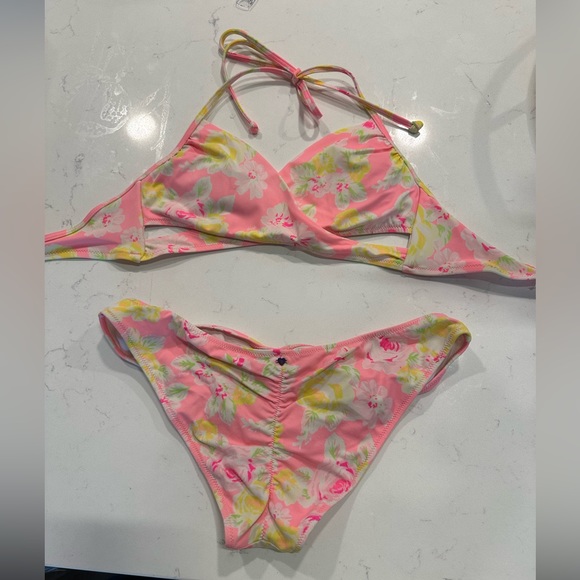 Victoria Secret Pink Floral Swimsuit - Picture 2 of 7